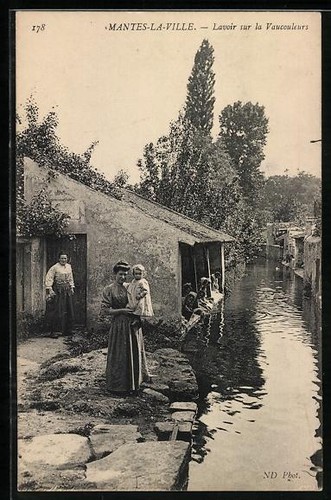 Carte postale mantes - carte,