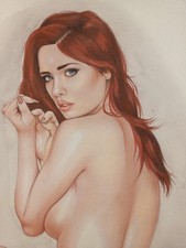 ORIGINAL DRAWING DESSIN NU