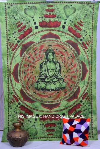 Lord bouddha lotus tapisserie - lord,