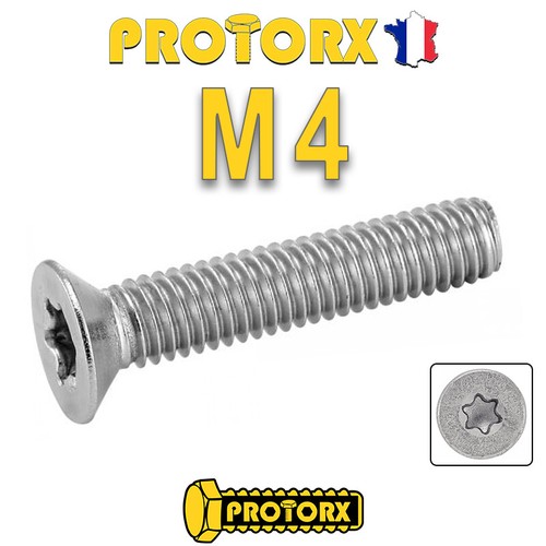 Vis torx tête fraisée - vis, m4