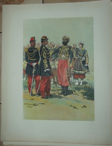 Ancienne gravure militaire - ancienne,