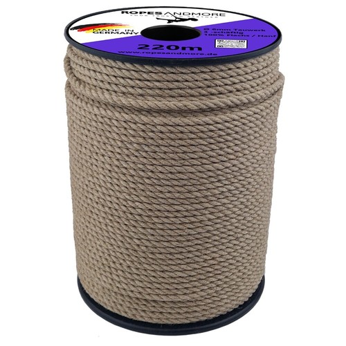 Corde chanvre lin 6mm - corde,