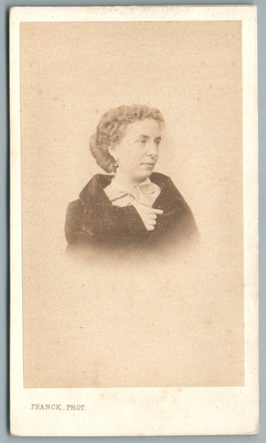 Cdv 1875 francine cellier - cdv,