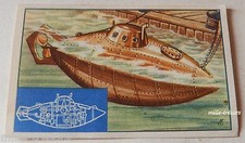 CHROMO Image Chocolat L'AIGLON : les SOUS-MARINS N°7 Le Sous-marin de DRZEWIECKY