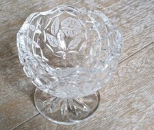 Ice Cup / Empty Pocket Molded Crystal Flower Decor Moving Neck 