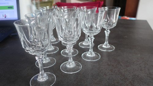 Anciens verres cristal - anciens, d'
