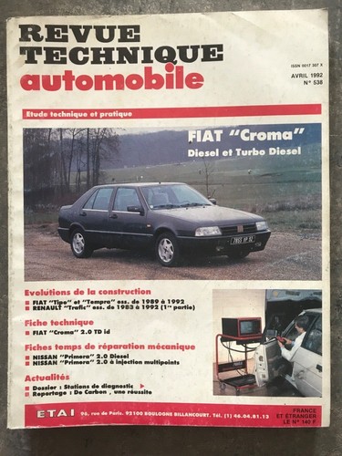 Revue technique rta fiat - revue,