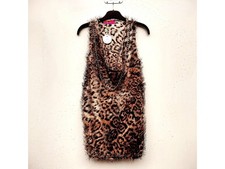 Top femme léopard effet