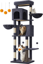 Arbre à chat grande tour multi-plateaux griffoir maison grattoir jouets confort