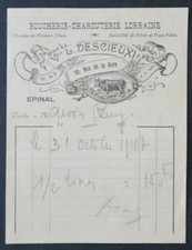 Facture1947  BOUCHERIE