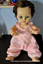 Antique BELLA France doll, baby wetter, 45 cm vintage