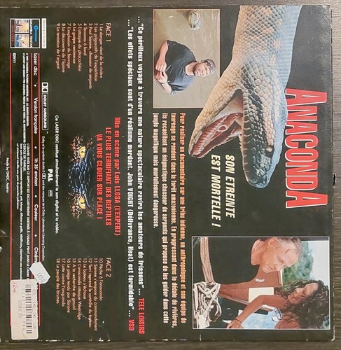 Laserdisc anaconda - laserdisc,