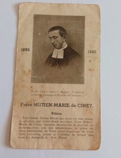 Brother Mutien-Marie de Ciney Pious Image Relic 