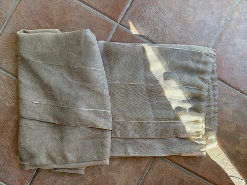 Tissu voilage rideau - , taupe