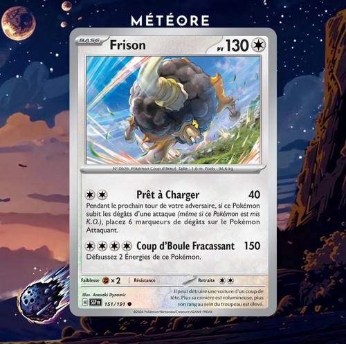 Carte pokémon frison 151 - pokémon,