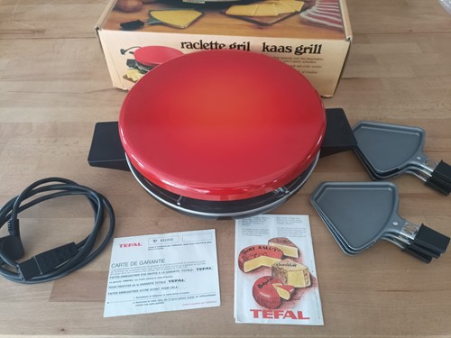 Vintage tefal raclette grill - raclette,