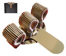 PORTE STYLO RESSORT MÉTAL POCHE 3 emplacements stylos infirmière pen holder clip