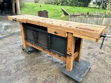 Etabli ancien 3 tiroirs et 1
