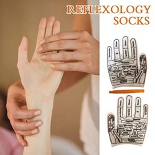 1Pair Acupressure Reflexology Gloves Reflexology Tools ToolsLD43 With J5D3