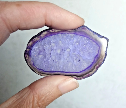 Tranche agate fine teintée