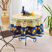 Nappe Citron Lavande bleu anti