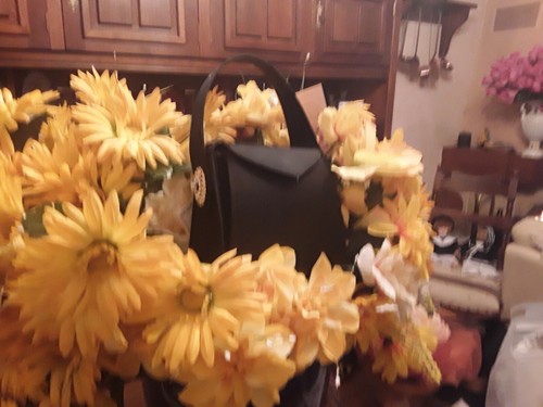 Sac main noir - a, satin 