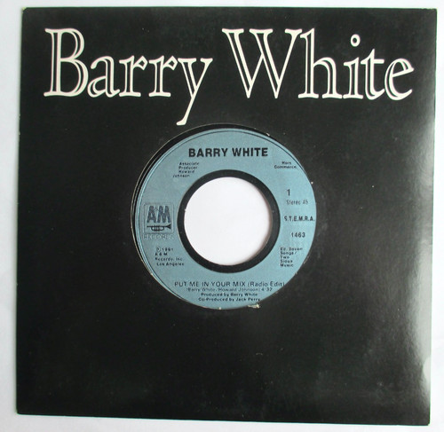Barry white france promo - promo, sp