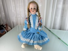 Poupée d'artiste ancienne tête porcelaine poupée 60 cm. État voir photo