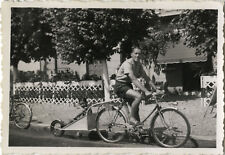 ANTIQUE PHOTO - VINTAGE SNAPSHOT - BIKE BIKE EXCURSION TRAILER - BIKE 2
