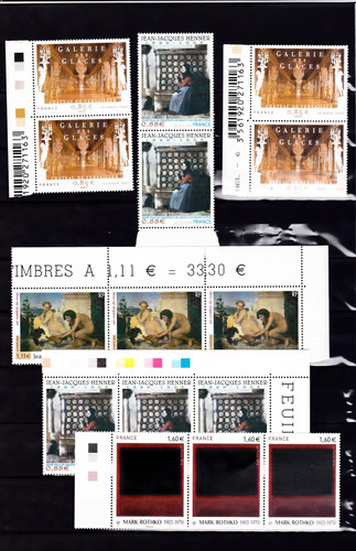 Lot timbres grand format - de, 48
