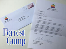 Forrest Gump Apple Company LETTER & ENVELOPPE 1975 Cupertino CA Movie Prop Props