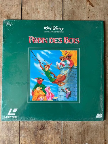 Laserdisc walt disney robin - disney,
