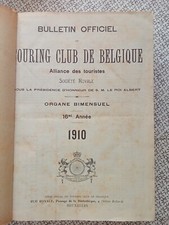 Bulletin Officiel du Touring Club de Belgique 1910 1911