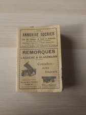 Annuaire Sucrier,1932,liste