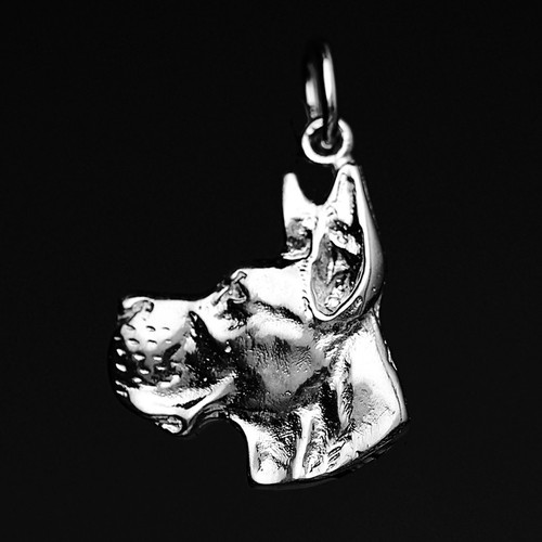 Pendentif chien dogue allemand - pendentif,