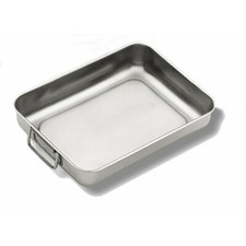 PLAT A FOUR INOX 35 X 26 CM