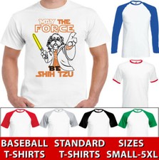 Shih Tzu T-Shirt, Hommes Drôle Chien T-Shirt Unisexe Animaux Chiot Best Dad Noël