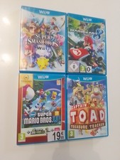 Lots Jeux Nintendo Super Smash Bros /Mario/ Toad WIIU PAL FRA 