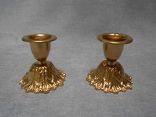 2 Petits Bougeoirs en métal