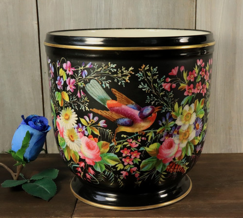 Ancien grand cache pot - ancien, en