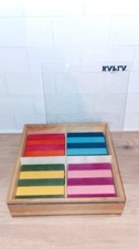 Jeu de construction Boite coffret en bois de 100 buchettes de Kapla couleurs