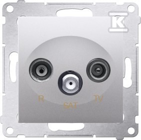 Rtv sat end silver mat - gn.rtv-sat, end.silver.mat