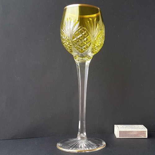 Verre vin cristal émail - à,