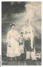 CAR-ABSP13-0950-BELGIQUE - Souvenir du carnaval - Femme gilles et cantinière