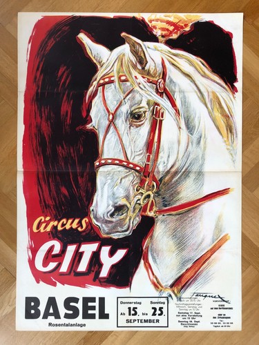 Affiche ancienne 1960 - ,, circus