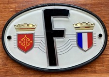 Plaque armoriée F Quillery