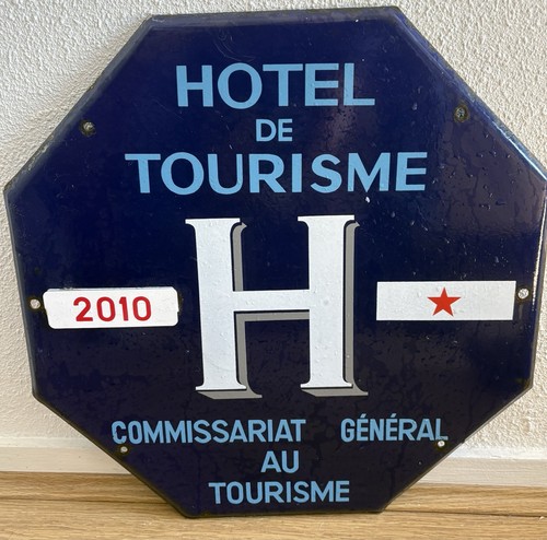 Plaque émaillée ancienne - émaillée,