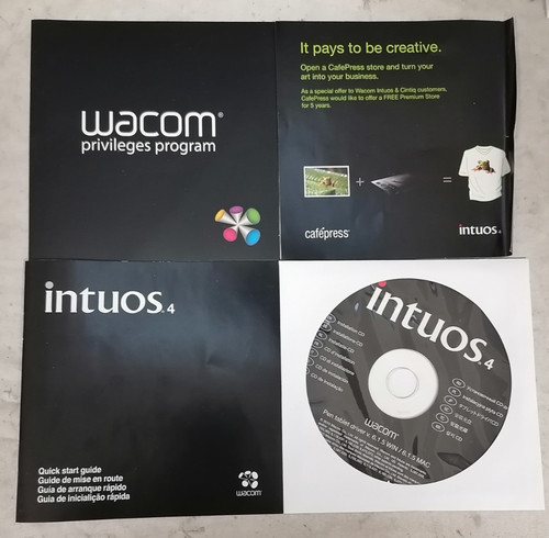 Wacom intuos4 quick start - intuos4,