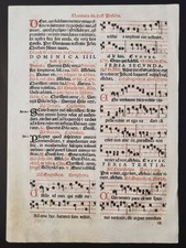 Estampe partition chant et