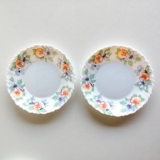 2 Dessert Plates - Melba - Made in France - 1970s - ARCOPAL